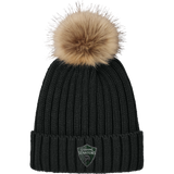 Lansing Senators Faux Fur Pom Beanie