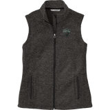 Lansing Spartans Ladies Sweater Fleece Vest