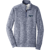 Kensington Valley Ravens PosiCharge Electric Heather Fleece 1/4-Zip Pullover
