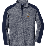Chelsea Bulldogs Youth PosiCharge Electric Heather Colorblock 1/4-Zip Pullover